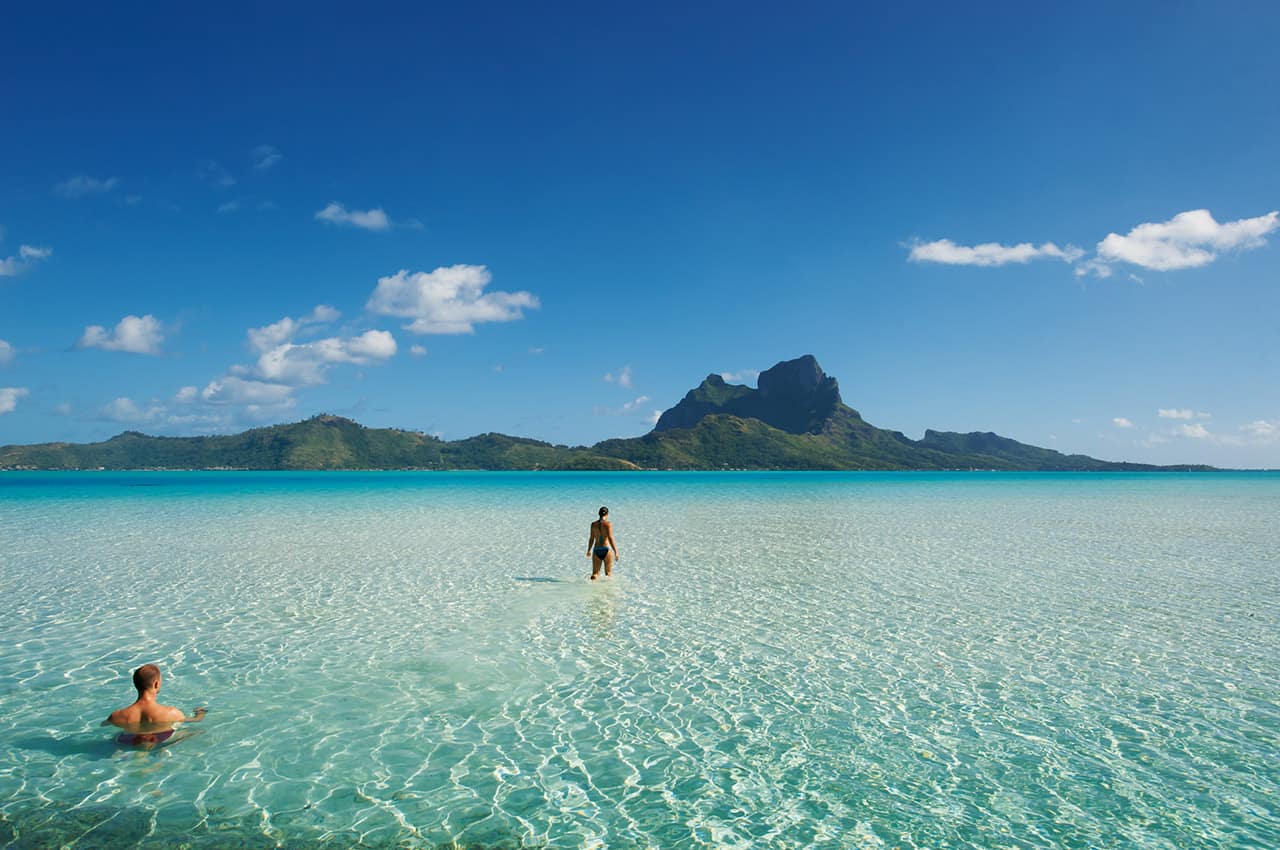 Casal em Bora Bora